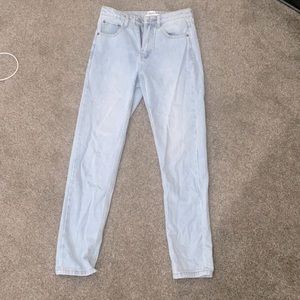 High waisted mom jeans